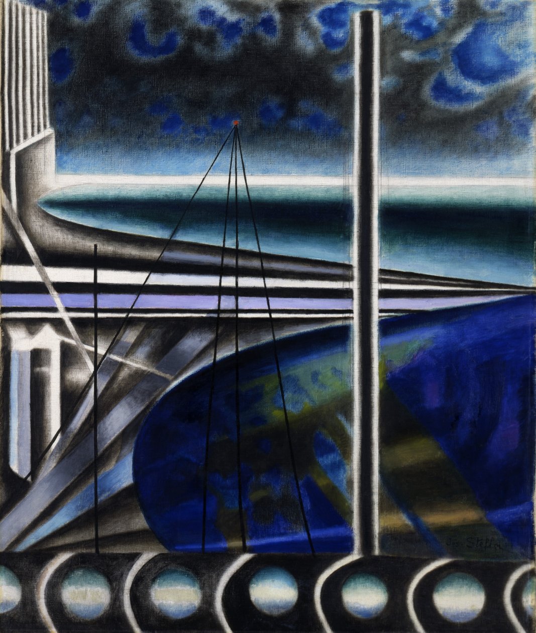 Metropolitní přístav od Joseph Stella