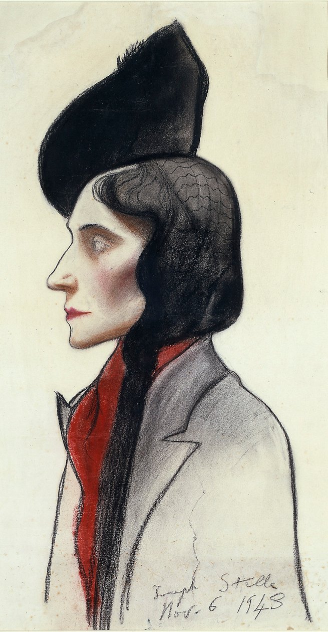 Portrét Clary Fasano od Joseph Stella
