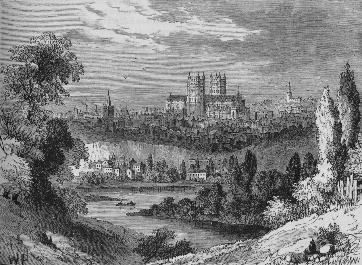 Exeter, c1880 od Joseph Swain