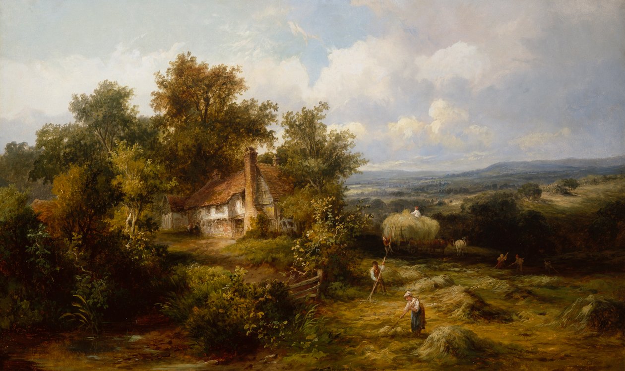 On the Sussex Downs (olej na plátně) od Joseph Thors