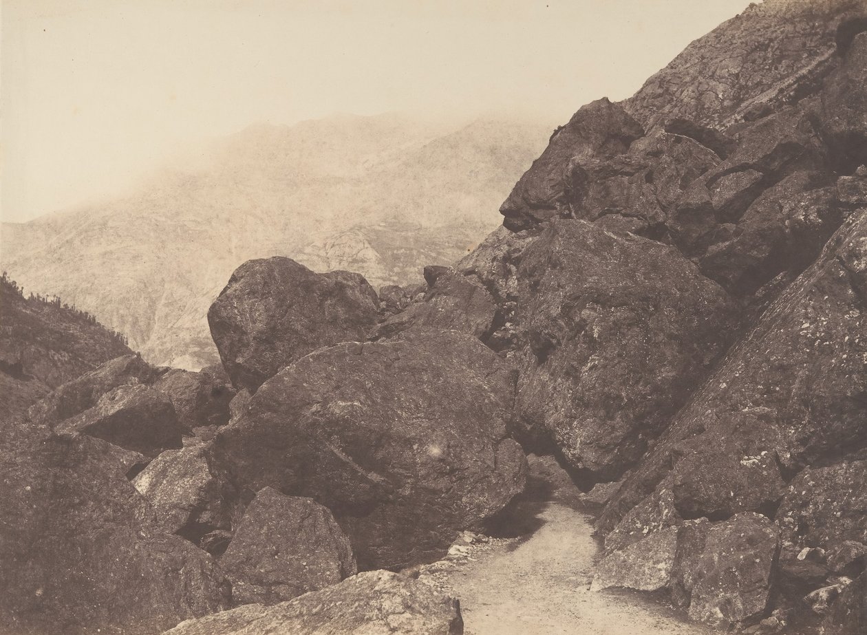 Bloky v chaosu, St-Sauveur, 1853. od Joseph Vigier