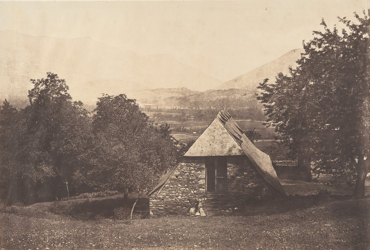 Údolí Argelès poblíž farmy Despourreins. St-Sauveur, 1853. od Joseph Vigier