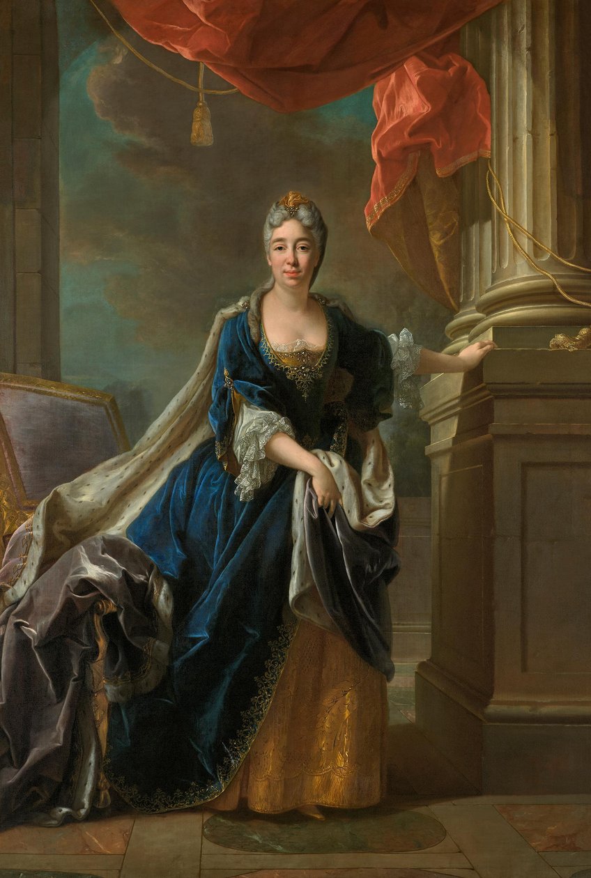 Marie Anna Karolína Bavorská (1693-1751) od Joseph Vivien