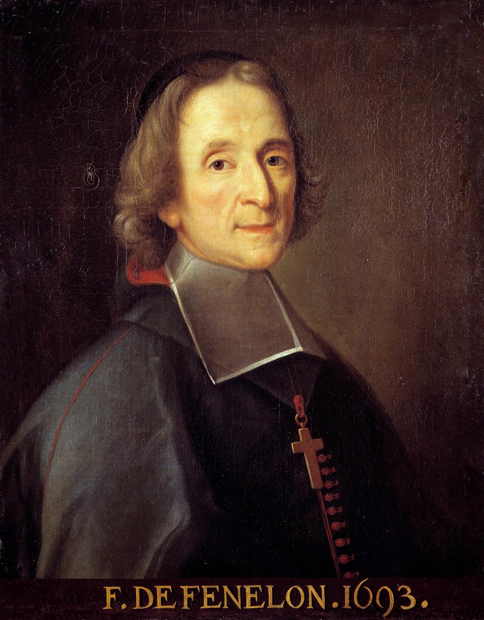 Portrét Fenelon (Francois de Pons de Salignac de La Mothe-Fenelon (Mothe Fenelon od Joseph Vivien