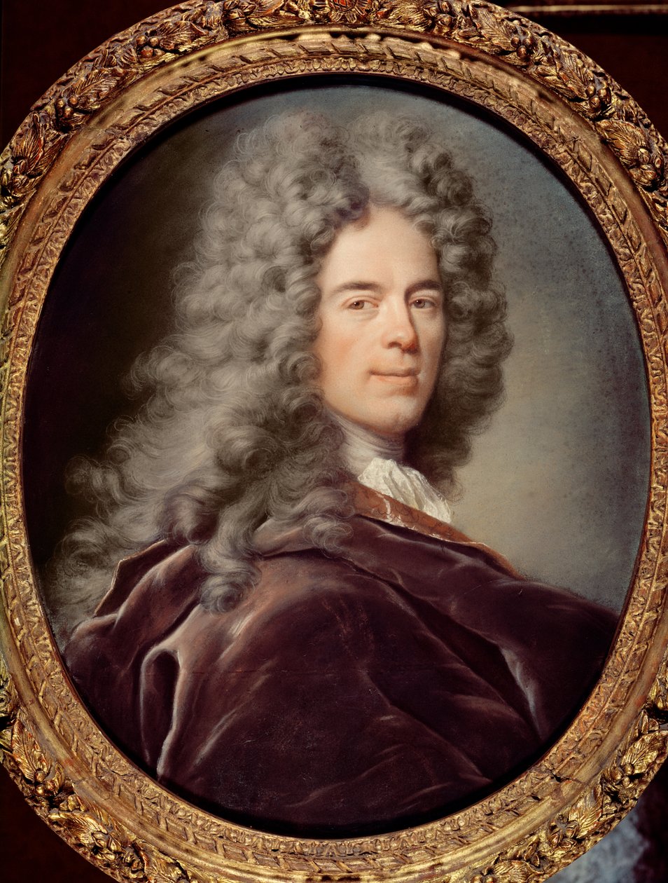 Portrét muže, považovaný za La Bruyere, kolem 1685-90 od Joseph Vivien