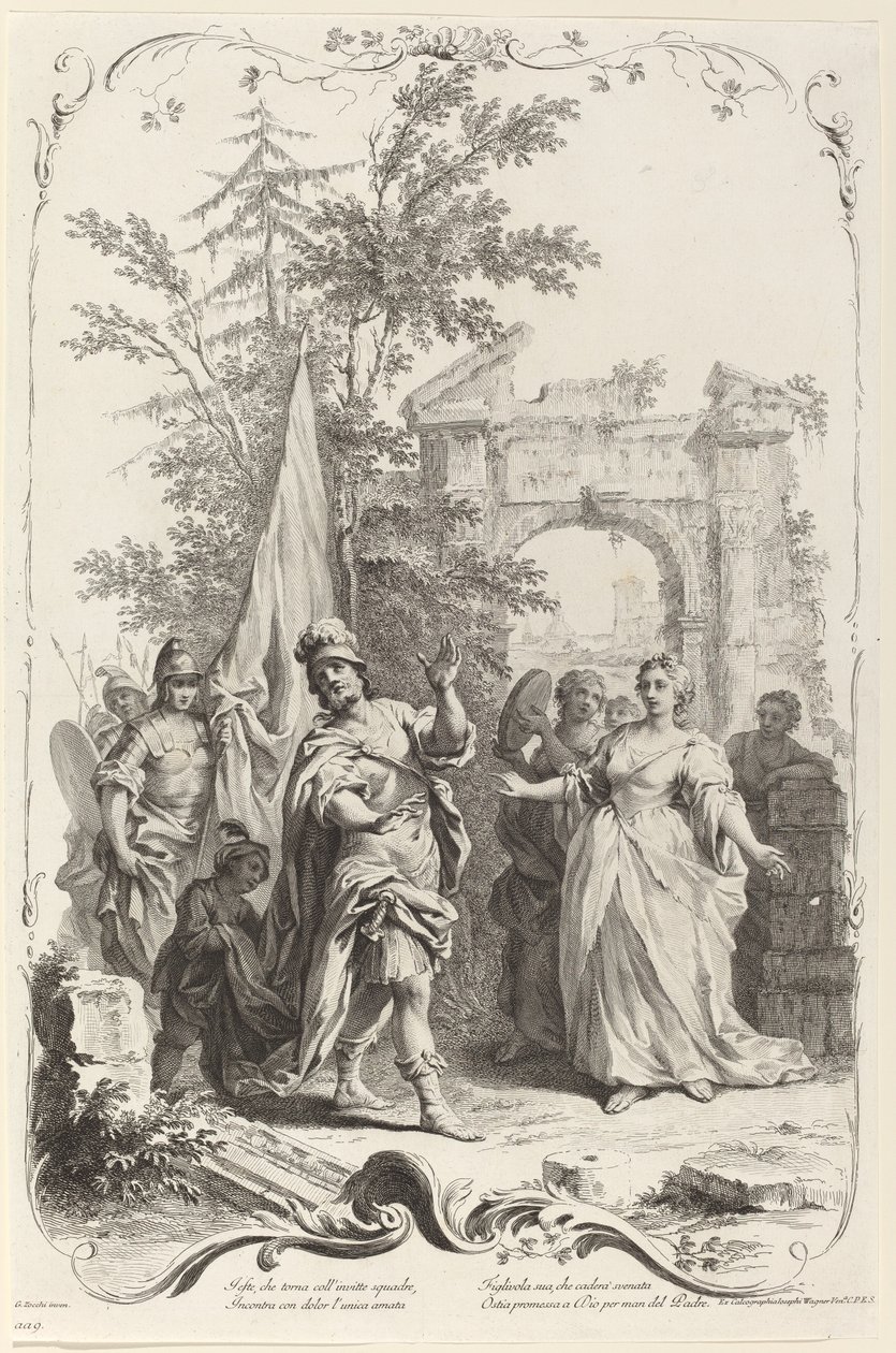 Jefta a jeho dcera od Joseph Wagner