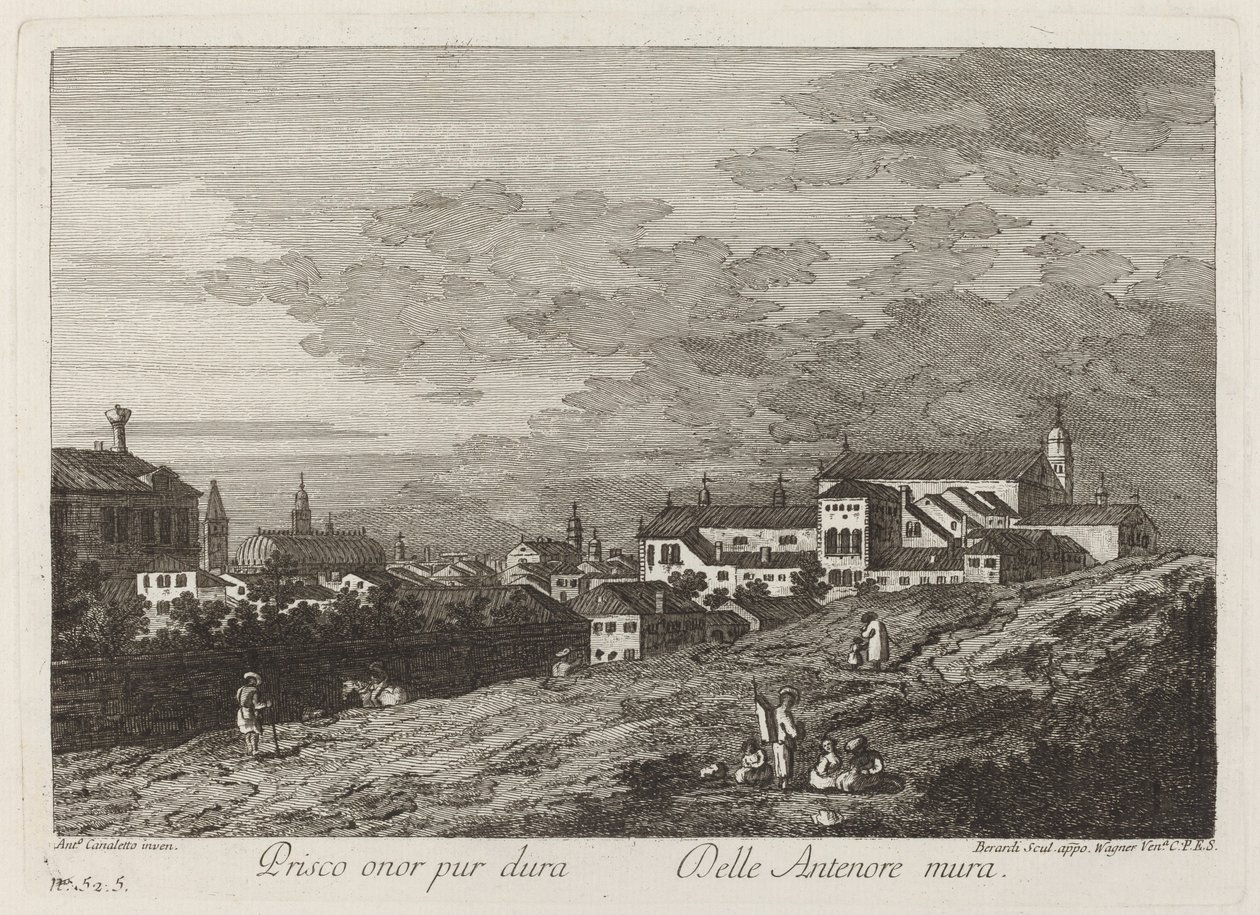 Priscus honor stále trvá... od Joseph Wagner after Canaletto