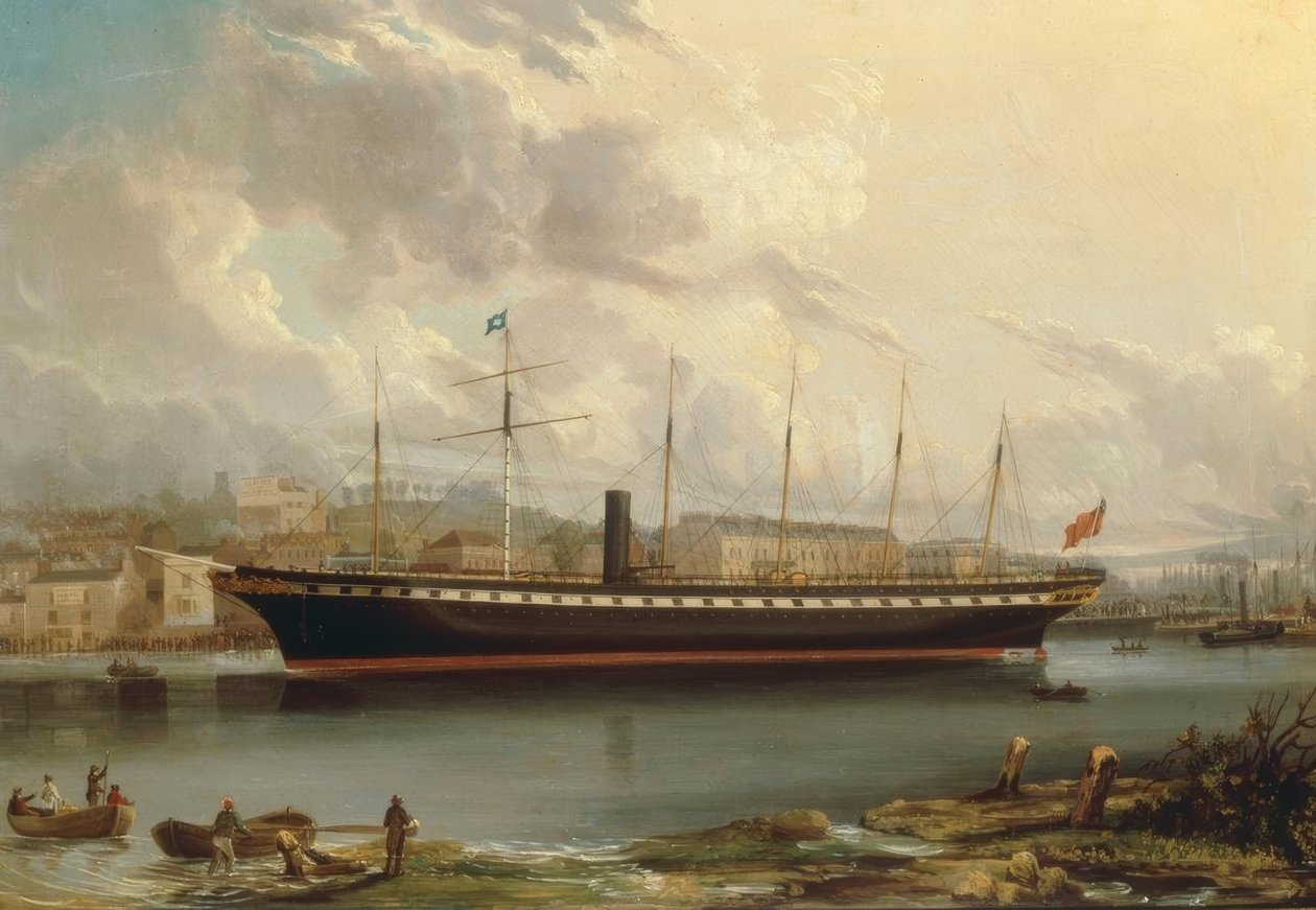 První plavba Velké Británie v roce 1856 od Joseph Walter