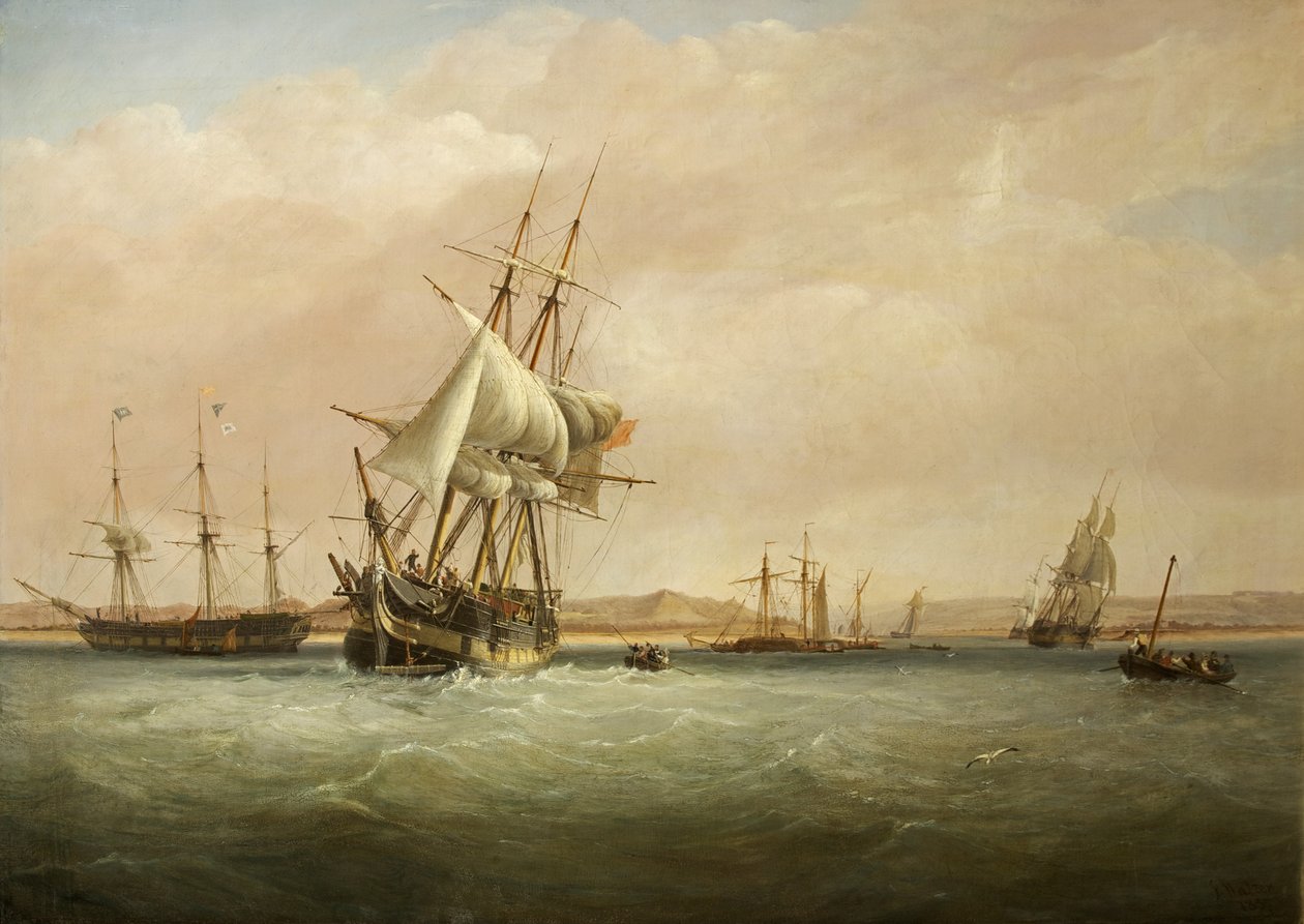 King Road and the Mouth of the Avon od Joseph Walter