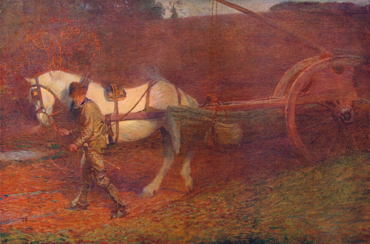 Vůz dřeva, c1906 od Joseph Walter West