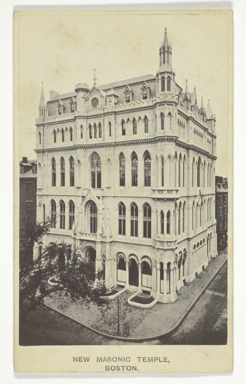 Nový zednářský chrám, Boston od Joseph Ward