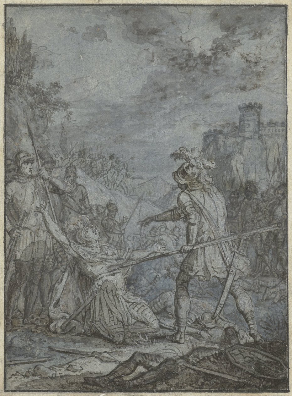 Vzdání se velitele armády Skupina podobných ilustrací s rytíři a jezdci (název série) od Joseph Werner