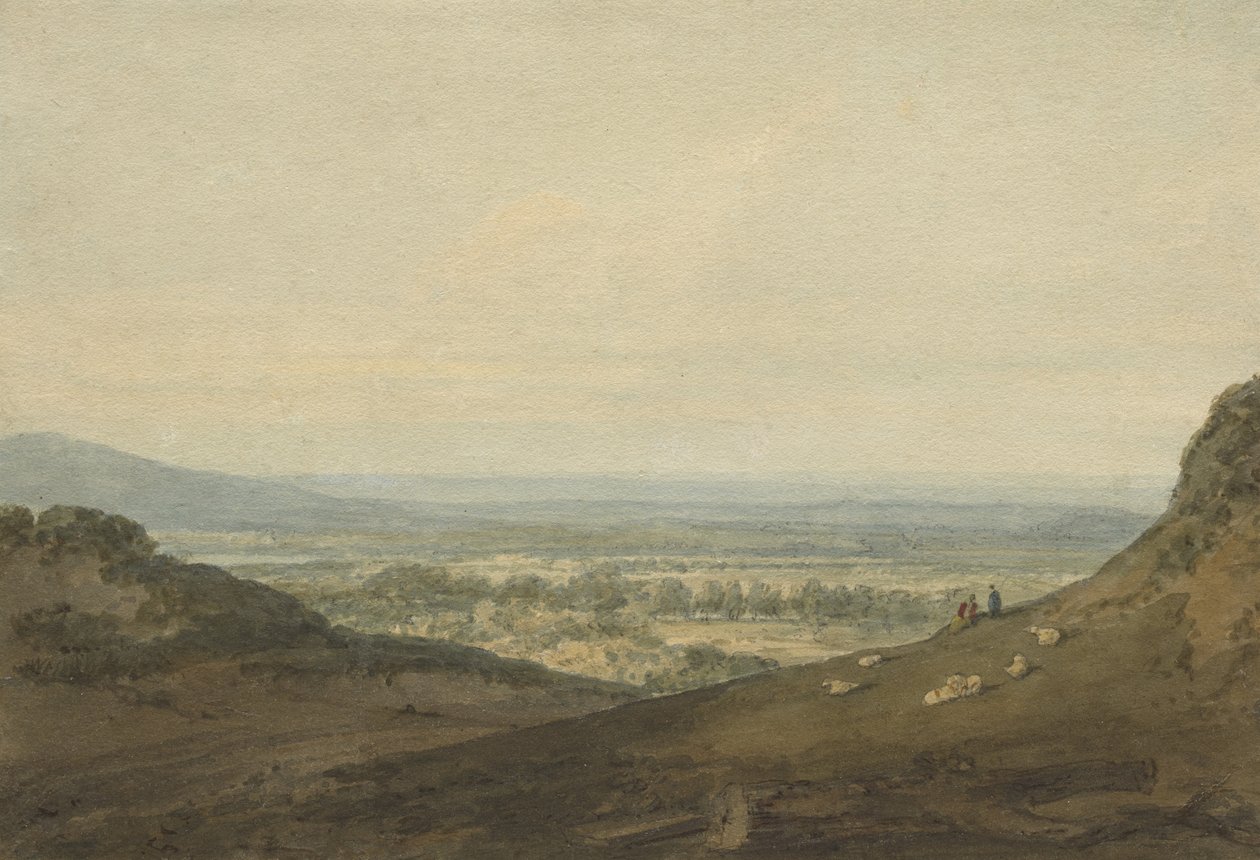 Pohled ve Westmorland, poblíž Ireton, c.1796 od Joseph Mallord William Turner
