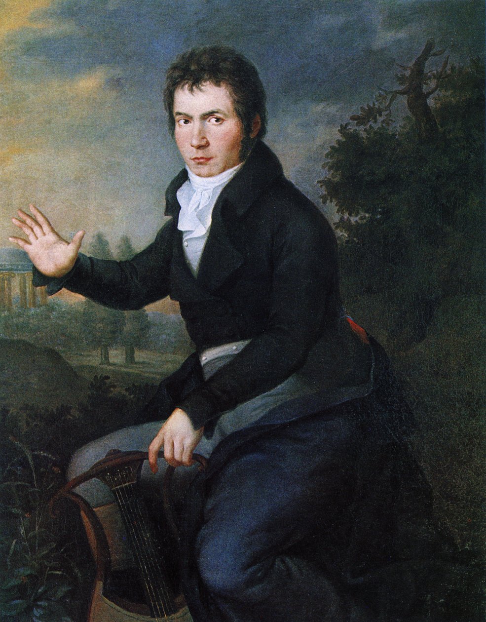Portrét van Beethovena od Joseph Willibrord Mahler