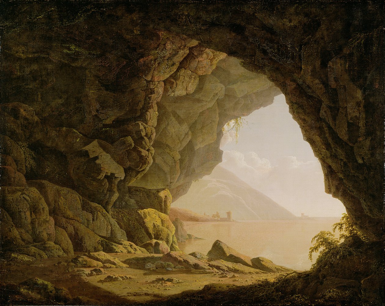 Cavern, poblíž Neapole, 1774 od Joseph Wright of Derby