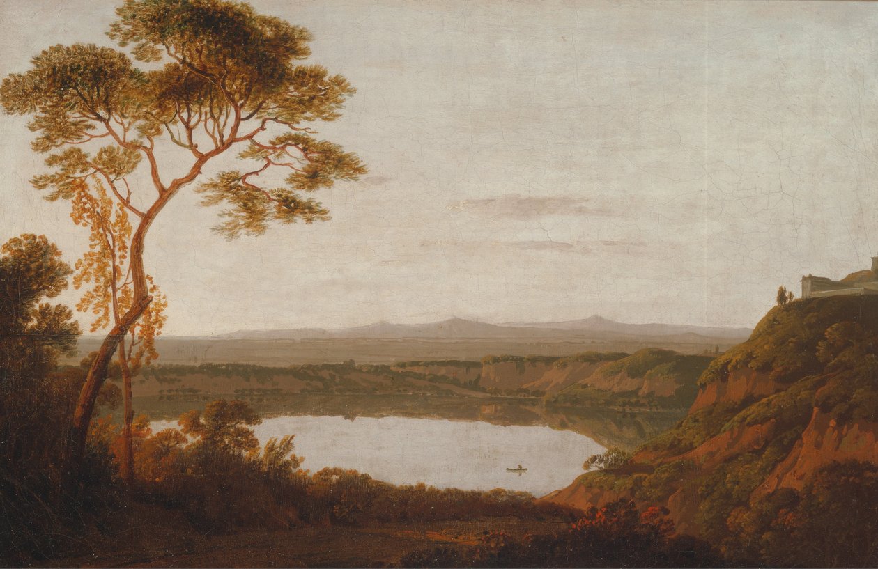 Jezero Albano od Joseph Wright of Derby