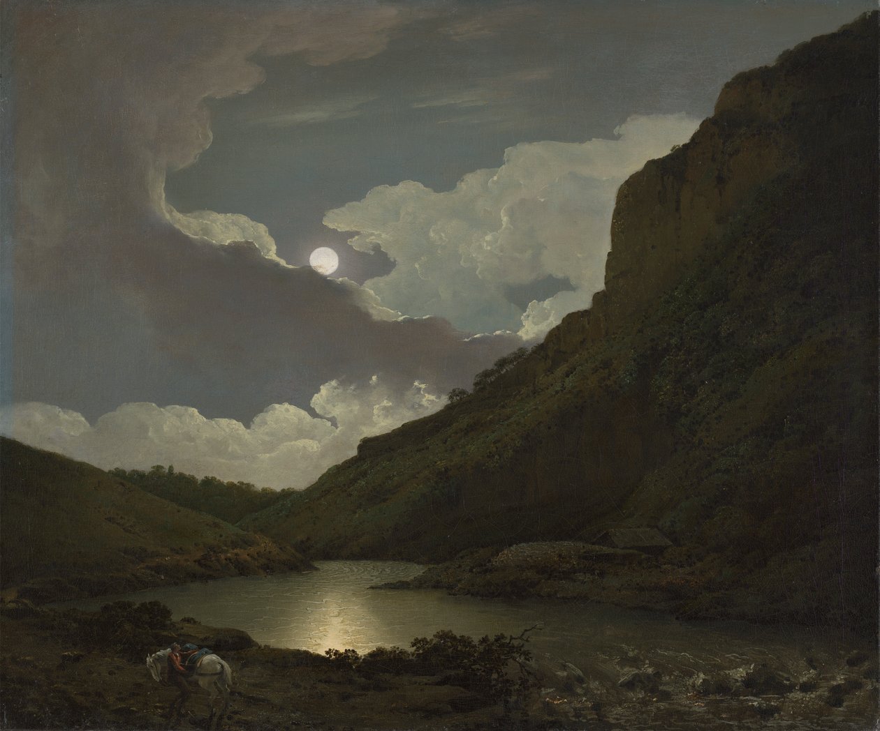 Matlock Tor od Moonlight od Joseph Wright of Derby