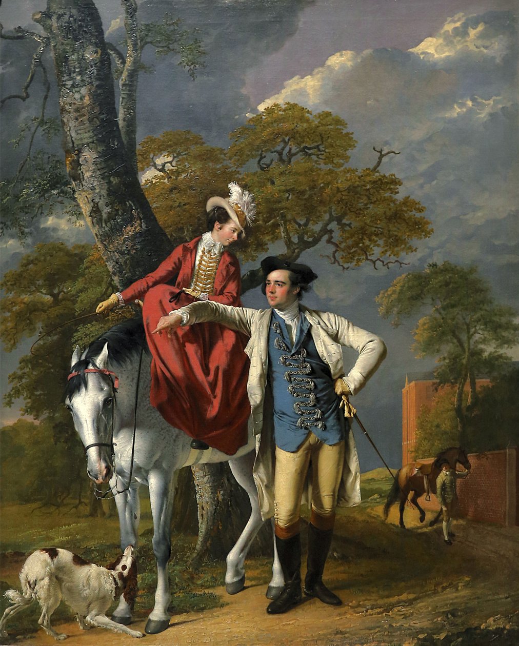 Pan a paní Thomas Coltman, kolem 1770-72 od Joseph Wright of Derby