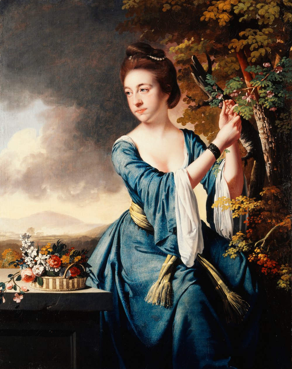 Portrét Elizabeth, paní John Bostock, c.1769 od Joseph Wright of Derby