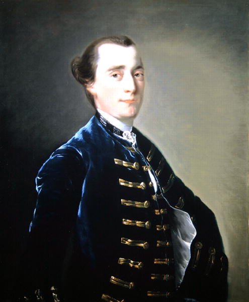 Portrét Sampson Copestake († 1781) Kirka Langleyho (olej na plátně) od Joseph Wright of Derby