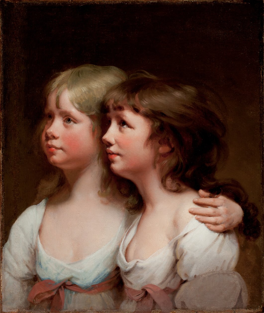 Portrét Sarah a Ann Hadenových od Joseph Wright of Derby
