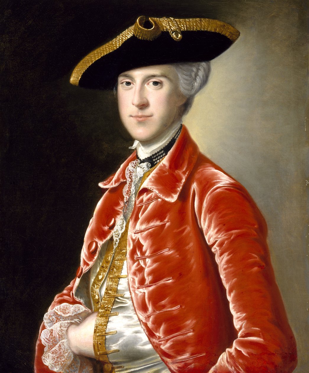 Portrét gentlemana, kolem roku 1760 od Joseph Wright of Derby
