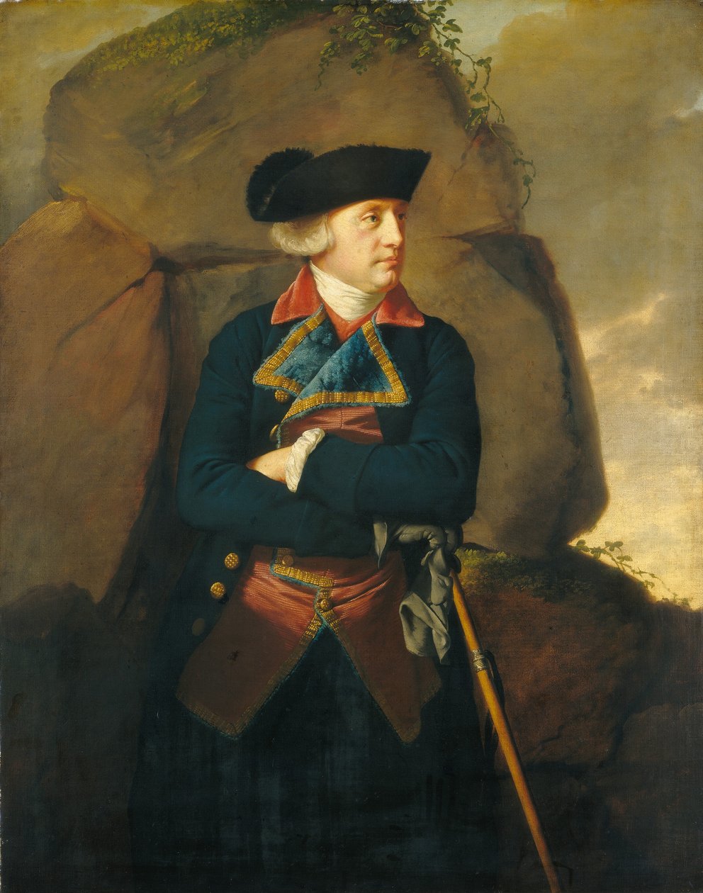 Portrét gentlemana, c. 1770-1773. od Joseph Wright of Derby