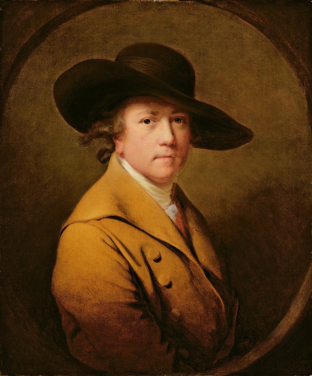 Autoportrét, cca 1780 (olej na plátně) od Joseph Wright of Derby