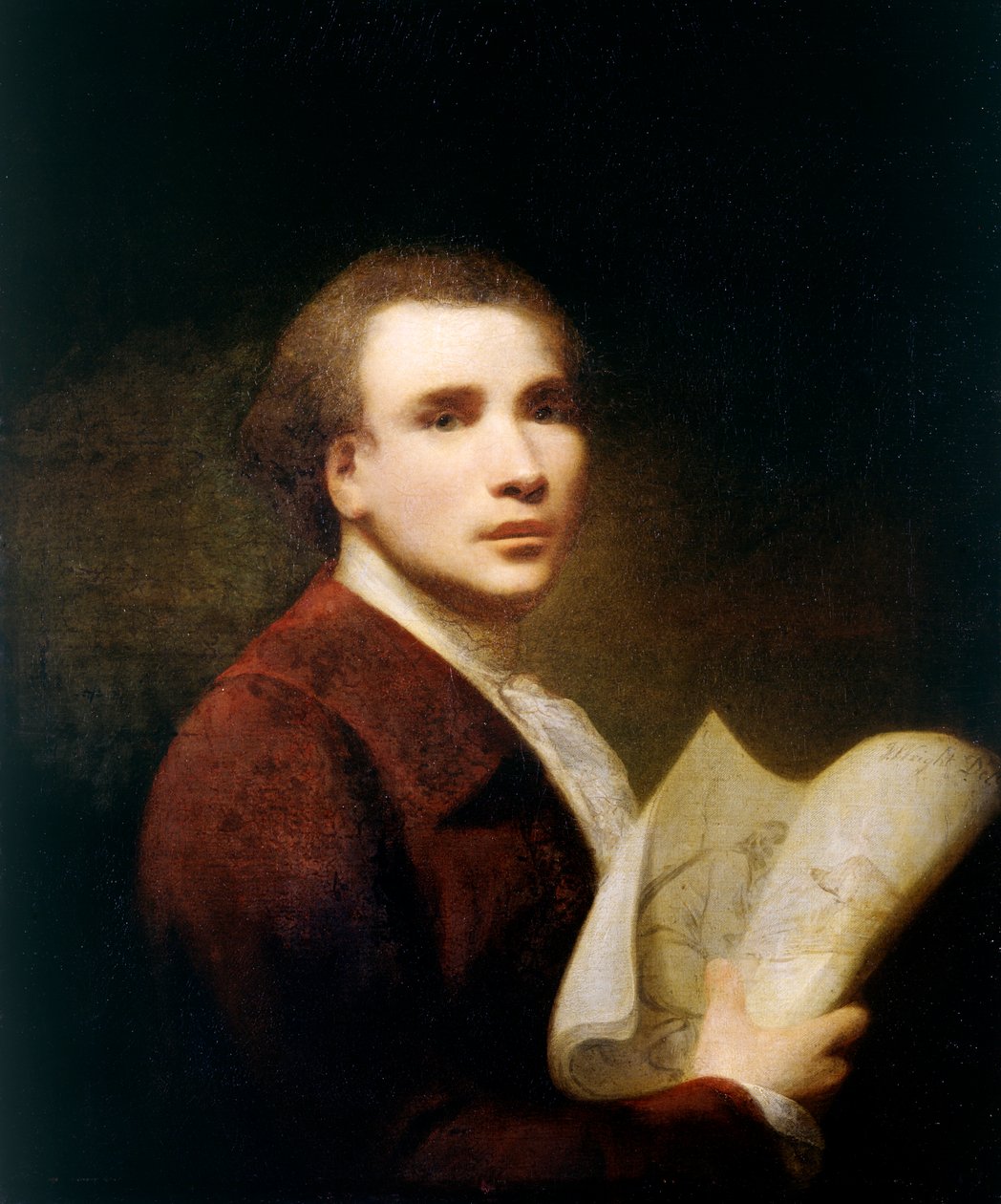 Autoportrét (olej na plátně) od Joseph Wright of Derby