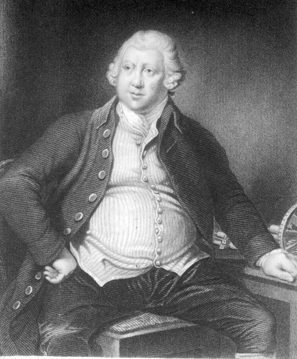 Sir Richard Arkwright, vyrytý Joseph Jenkins, 1833 od Joseph Wright of Derby