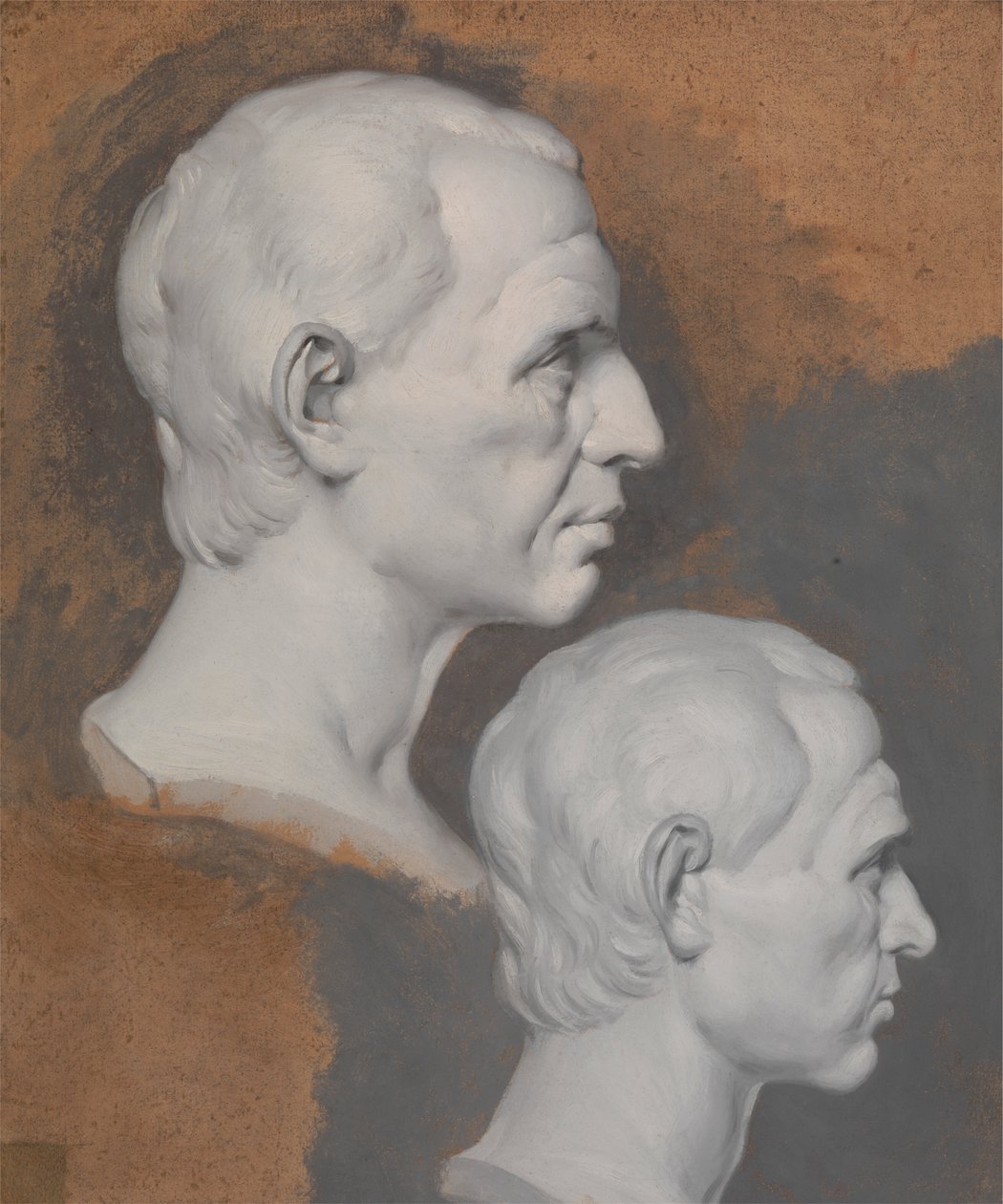 Studie klasického poprsí od Joseph Wright of Derby
