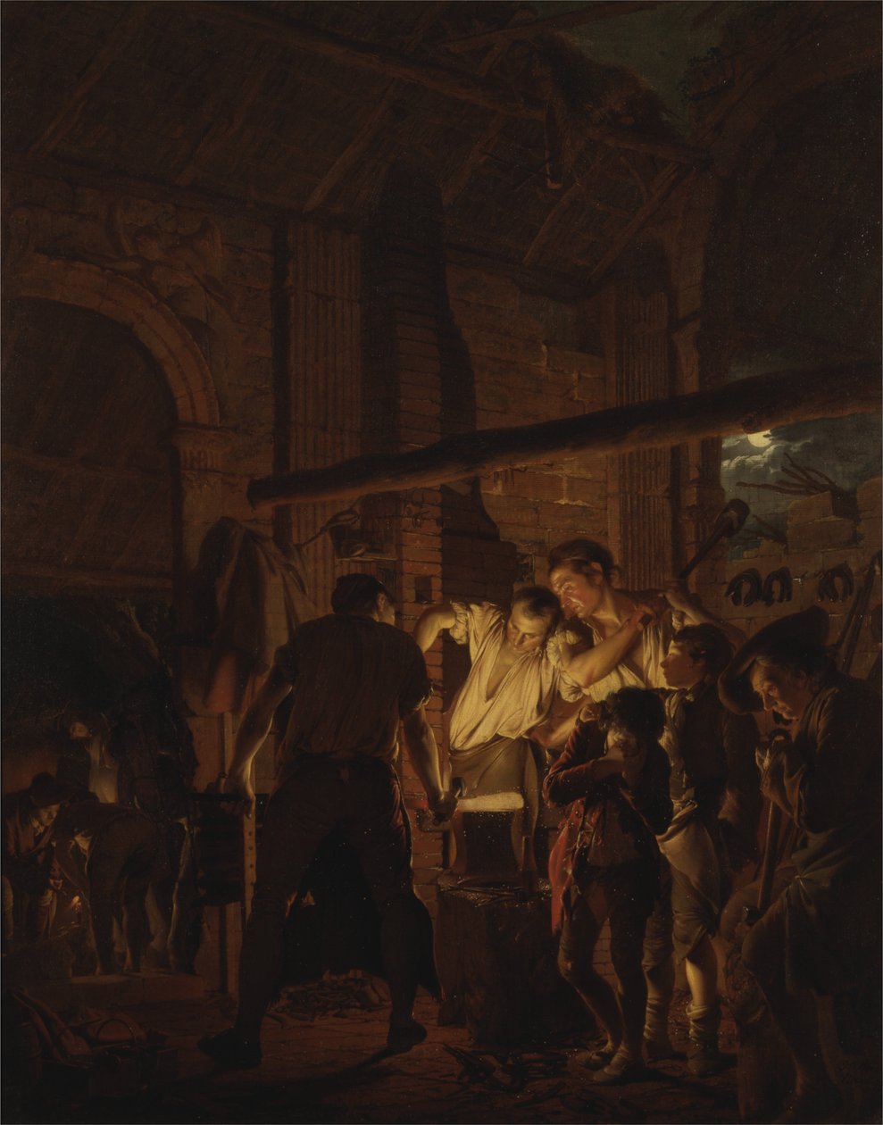 Kovárna od Joseph Wright of Derby