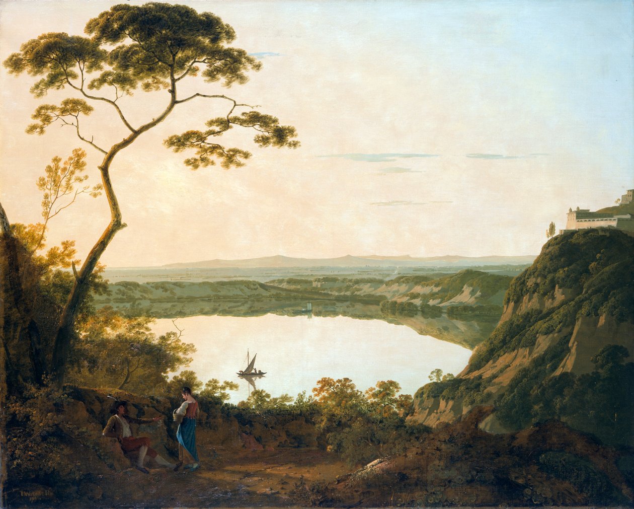 „Jezero Albano“, 1790 od Joseph Wright of Derby
