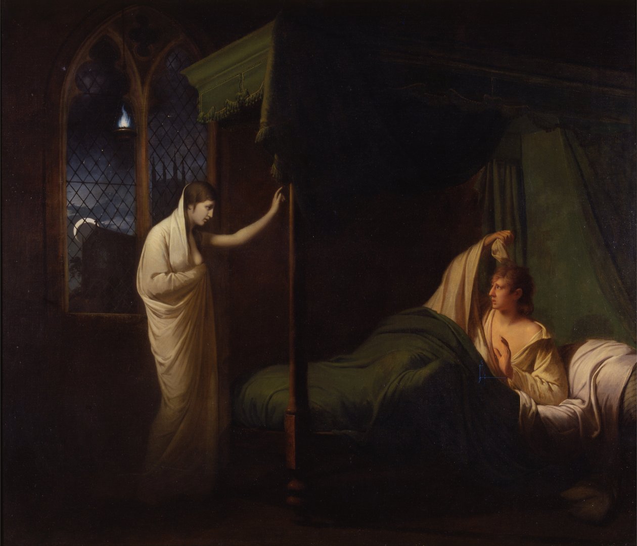 William a Margaret z Percyho "Relikvií staré anglické poezie od Joseph Wright of Derby