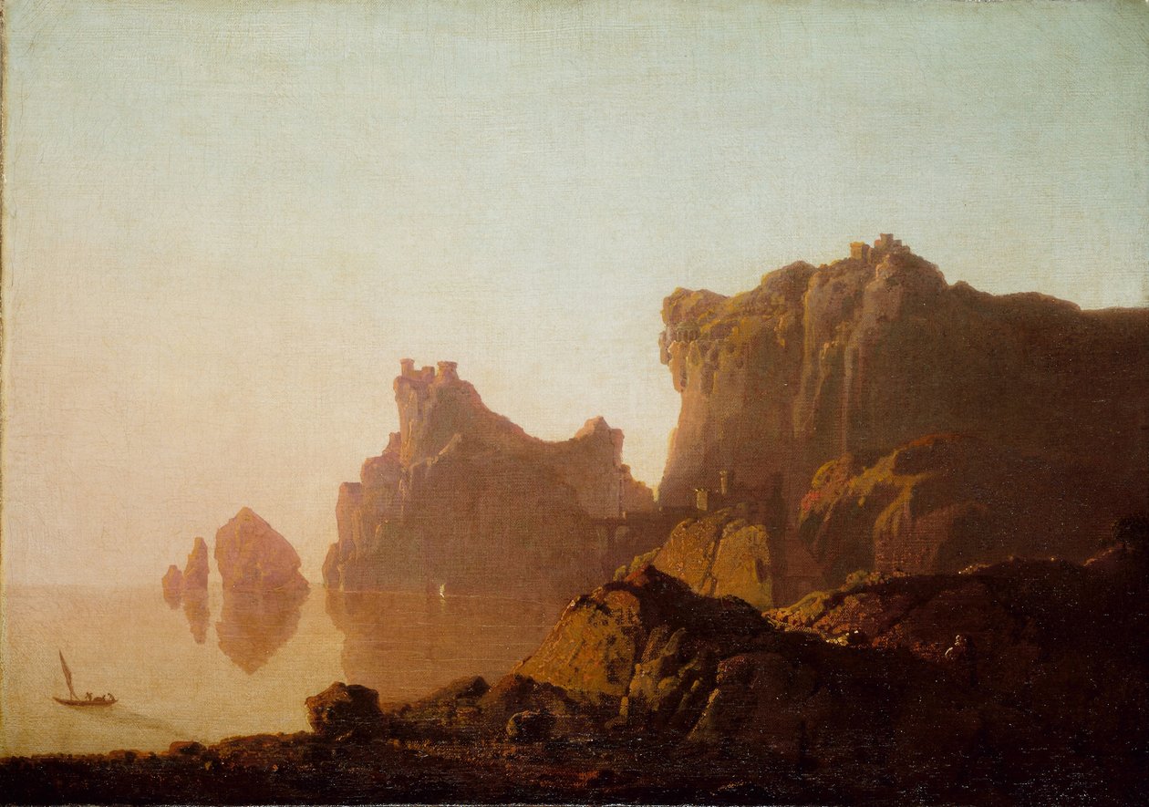Salernský záliv od Joseph of Derby Wright