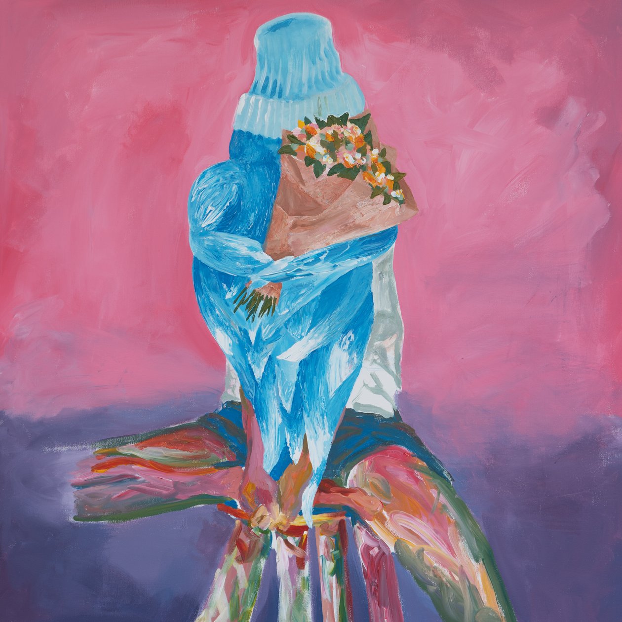 Chasing Love, 2023 (akryl na plátně) od Josephine Henning