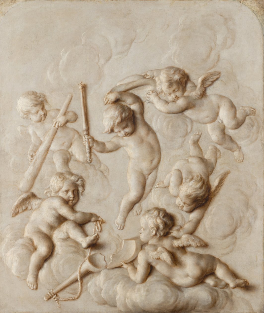 Hra putti od Josephus Geeraerts
