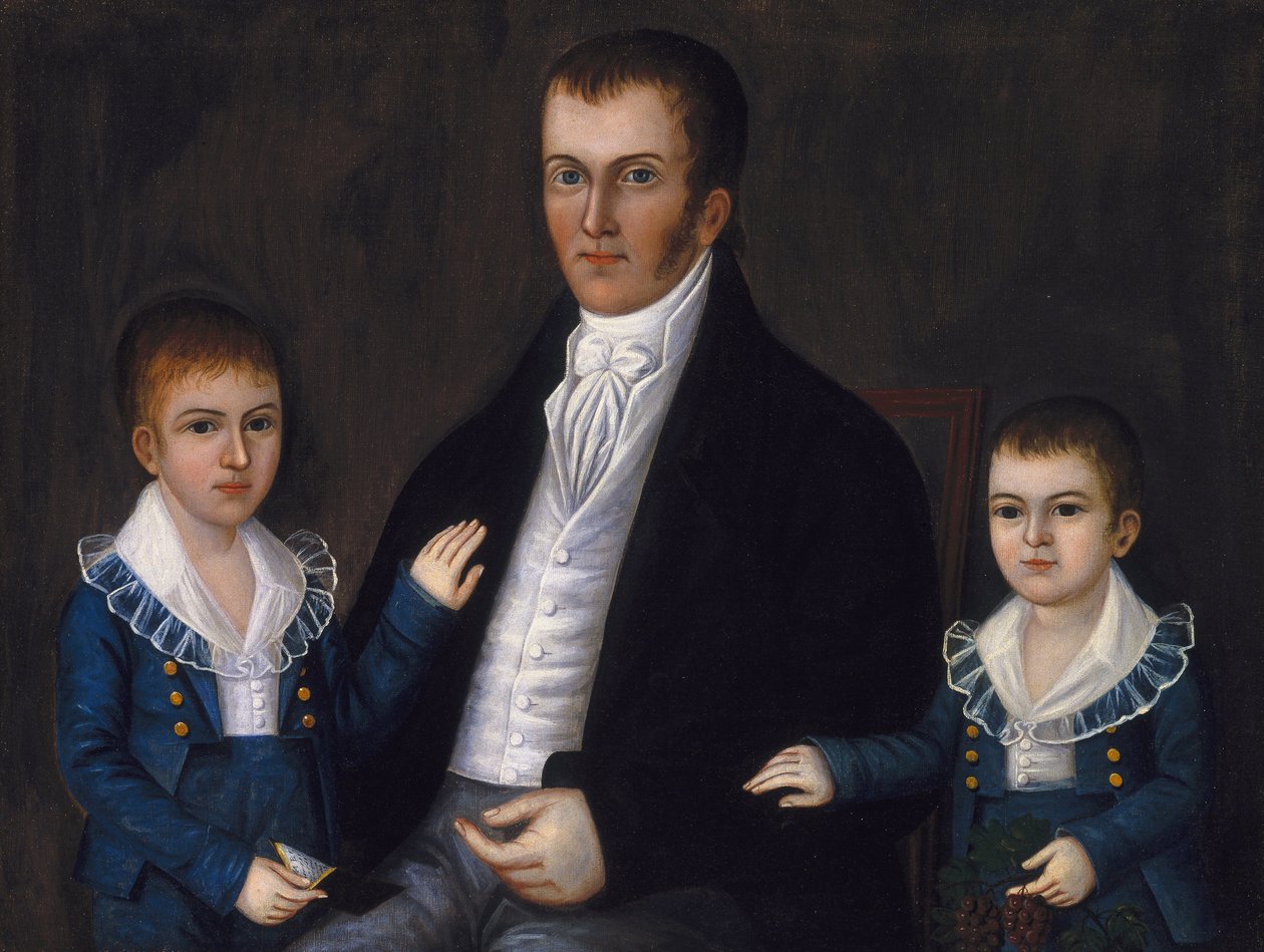 John Jacob Anderson a synové, John a Edward od Joshua Johnson