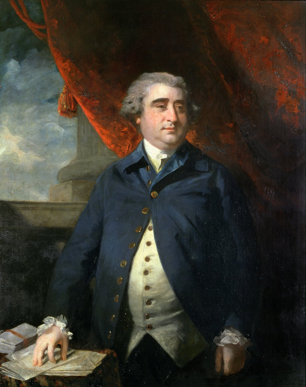 Charles James Fox (1749-1906) 1782 od Joshua Reynolds