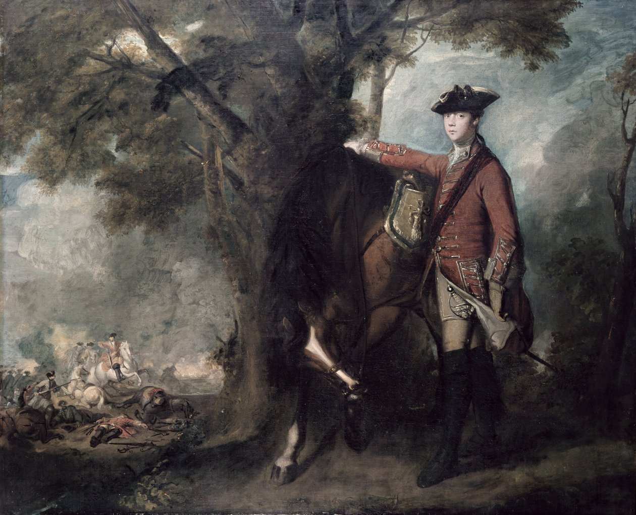 Cornet Nehemiah Winter, 11. dragouni, 1759 od Joshua Reynolds