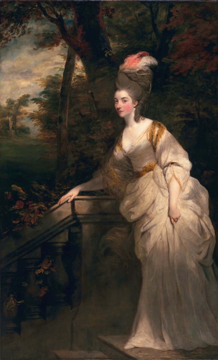 Georgiana Cavendish, vévodkyně z Devonshiru, asi 1775-76 od Joshua Reynolds