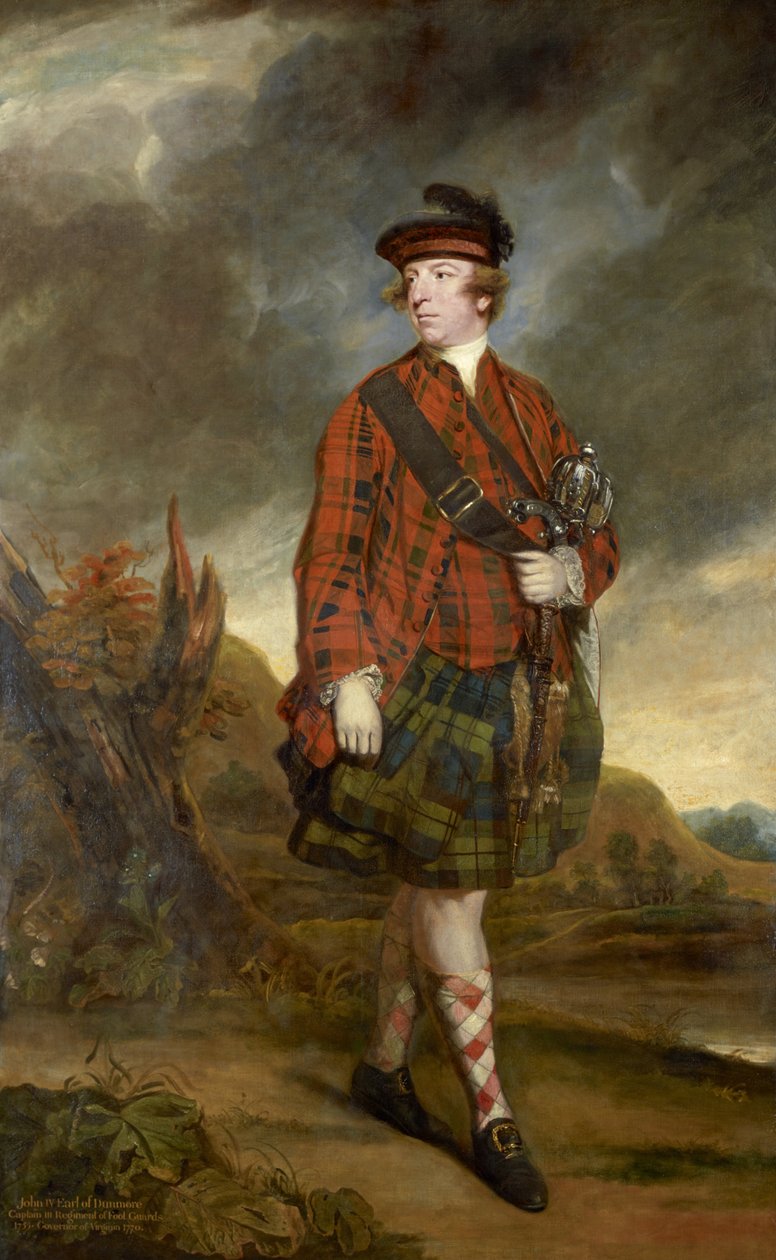 John Murray, 4. hrabě z Dunmore od Joshua Reynolds