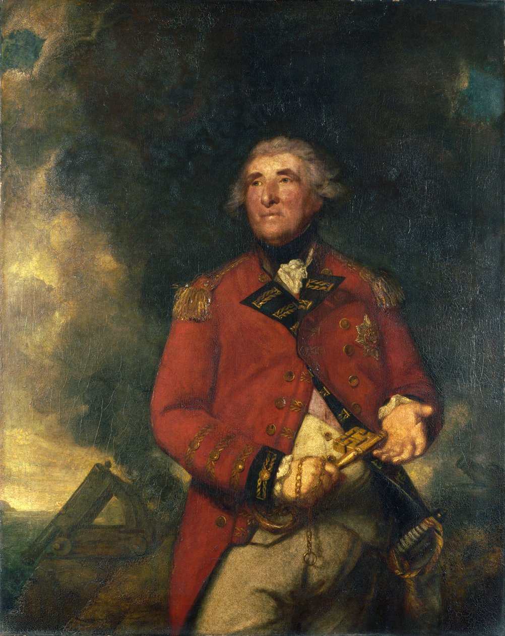 Lord Heathfield z Gibraltaru od Joshua Reynolds