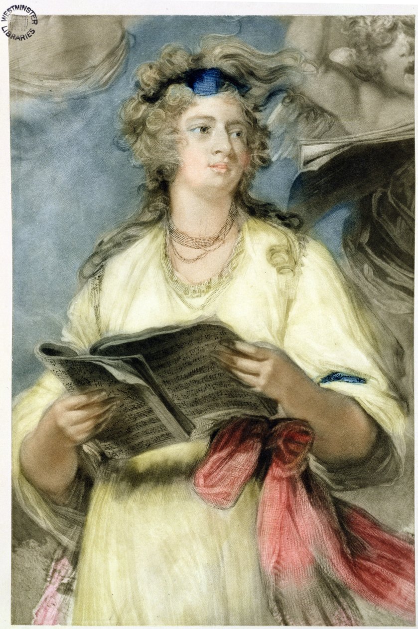 Paní Billingtonová jako St. Cecilia (viz také 84565) od Joshua Reynolds