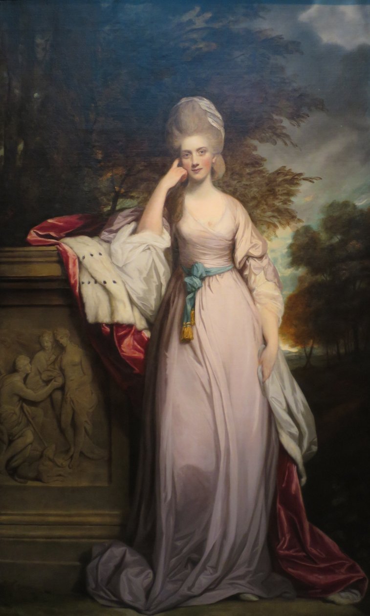 Portrét Anny Montgomeryové (c.1752-1819), manželky 1. markýze Townshenda od Joshua Reynolds