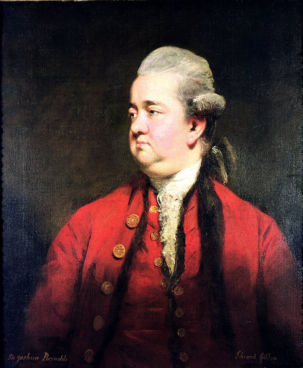 Portrét Edwarda Gibbona (1737-94) kolem roku 1779 od Joshua Reynolds