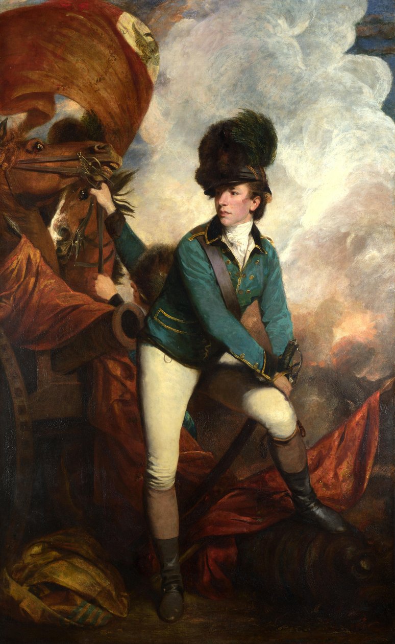 Portrét sira Banastra Tarletona (1754-1833) od Joshua Reynolds