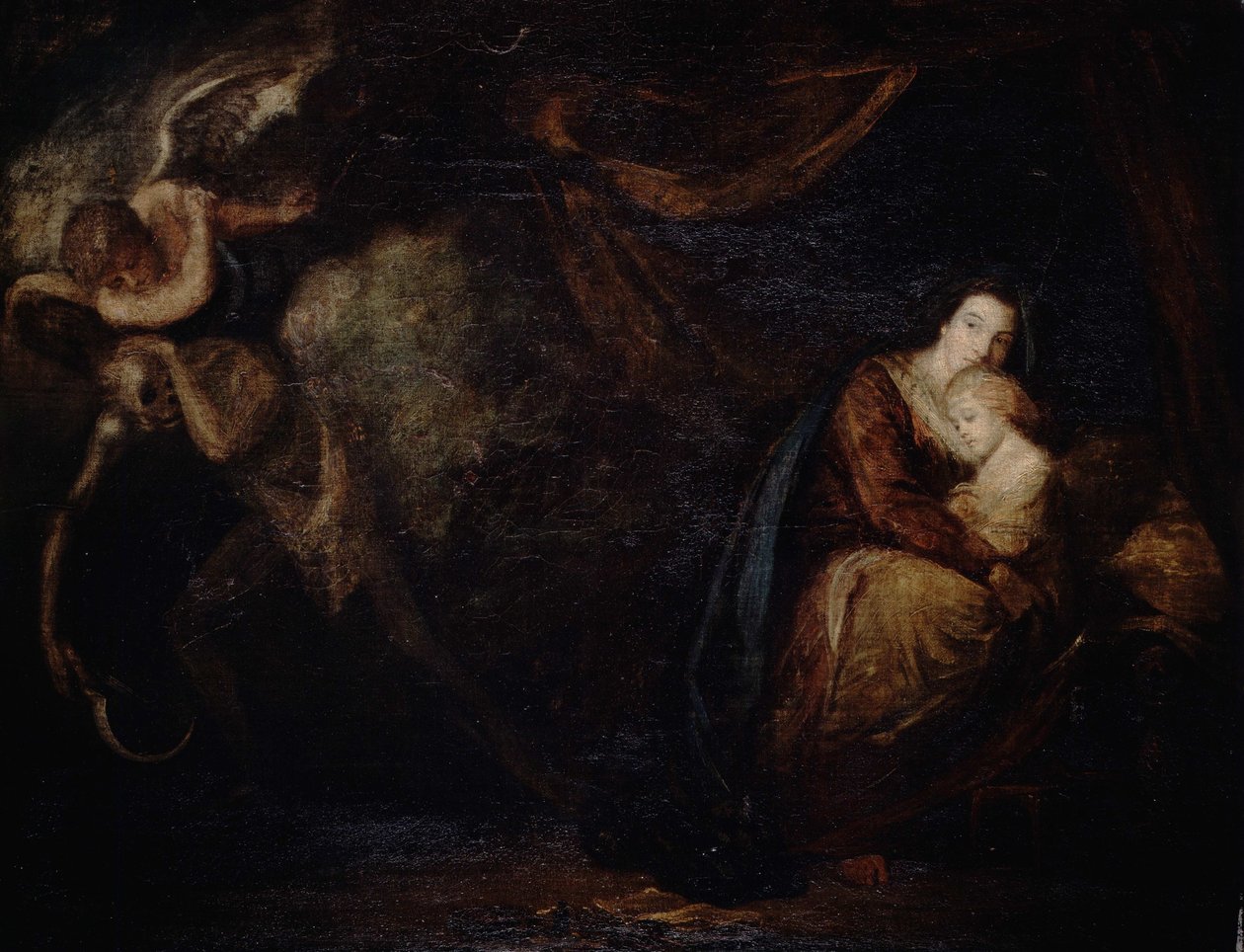 Zotavení z nemoci, alegorie od Joshua Reynolds