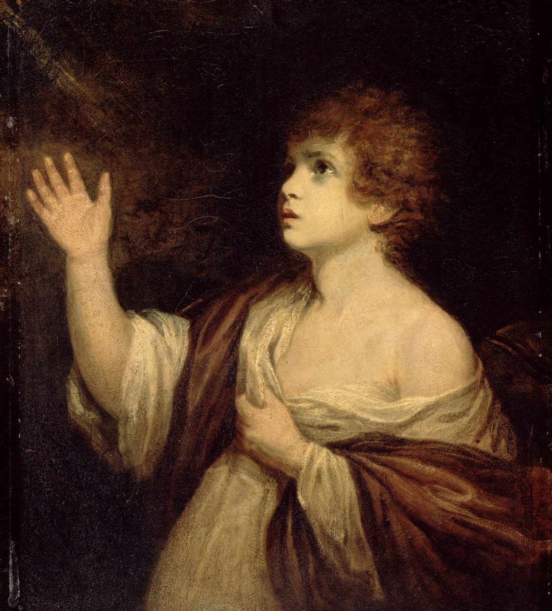 Volání Samuela od Joshua Reynolds