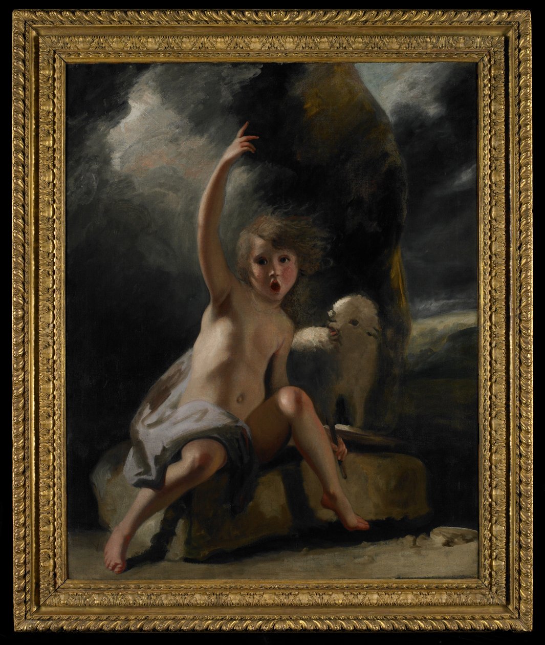Dítě Křtitel na poušti, asi 1776 od Joshua Reynolds